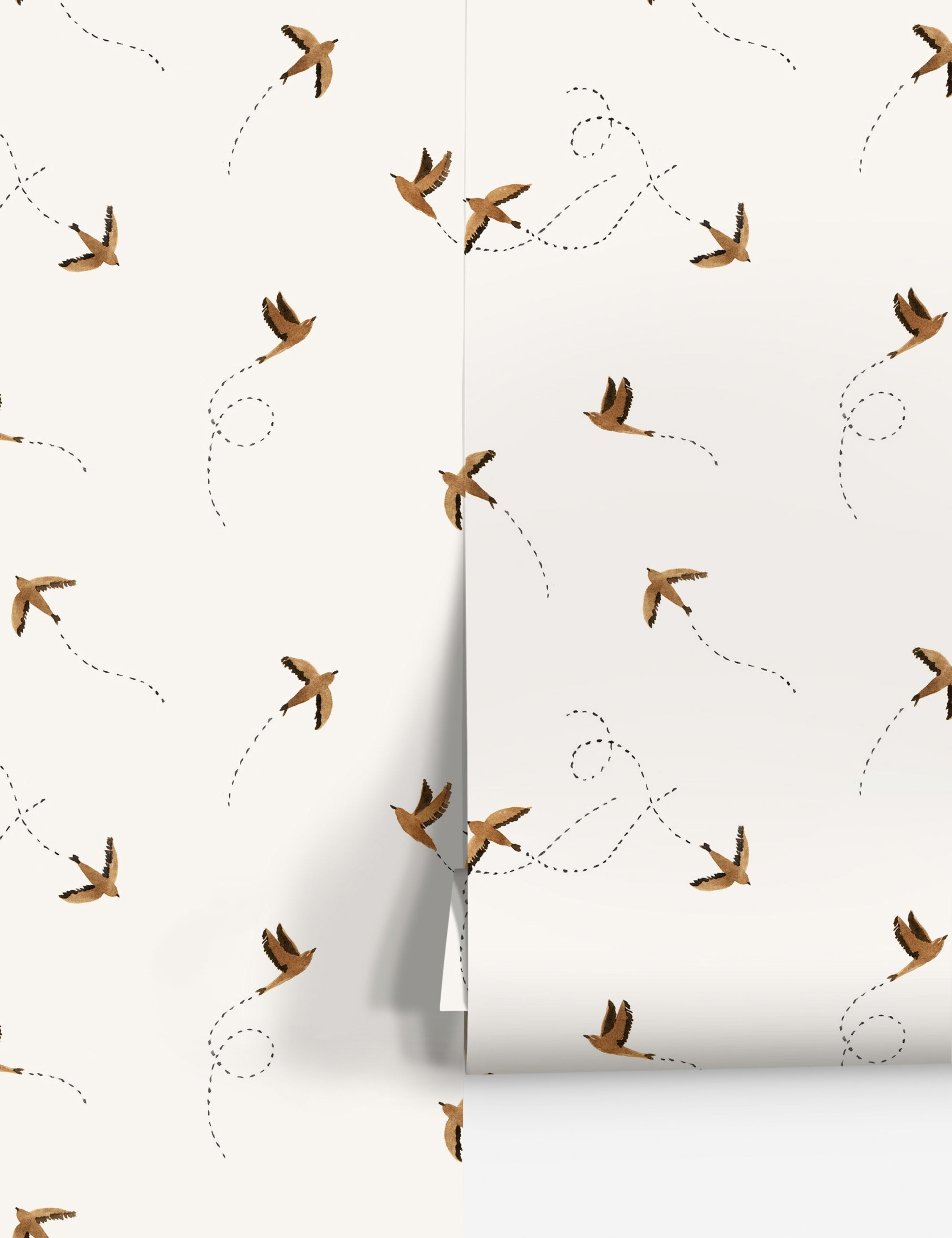 Lulu and Georgia Sparrow Wallpaper by Rylee + Cru