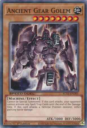 Yu-Gi-Oh! Ancient Gear Golem - SGX1-END01 - Common - 1st Edition