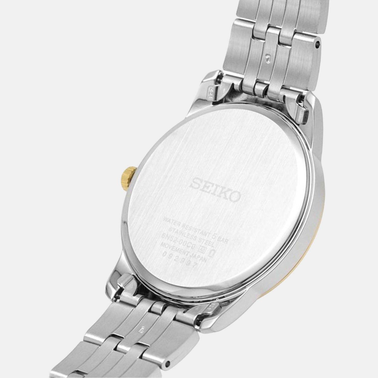 Seiko Dress Men Quartz White Dial Analog Stainless Steel Watch SUR402P1 - view 3