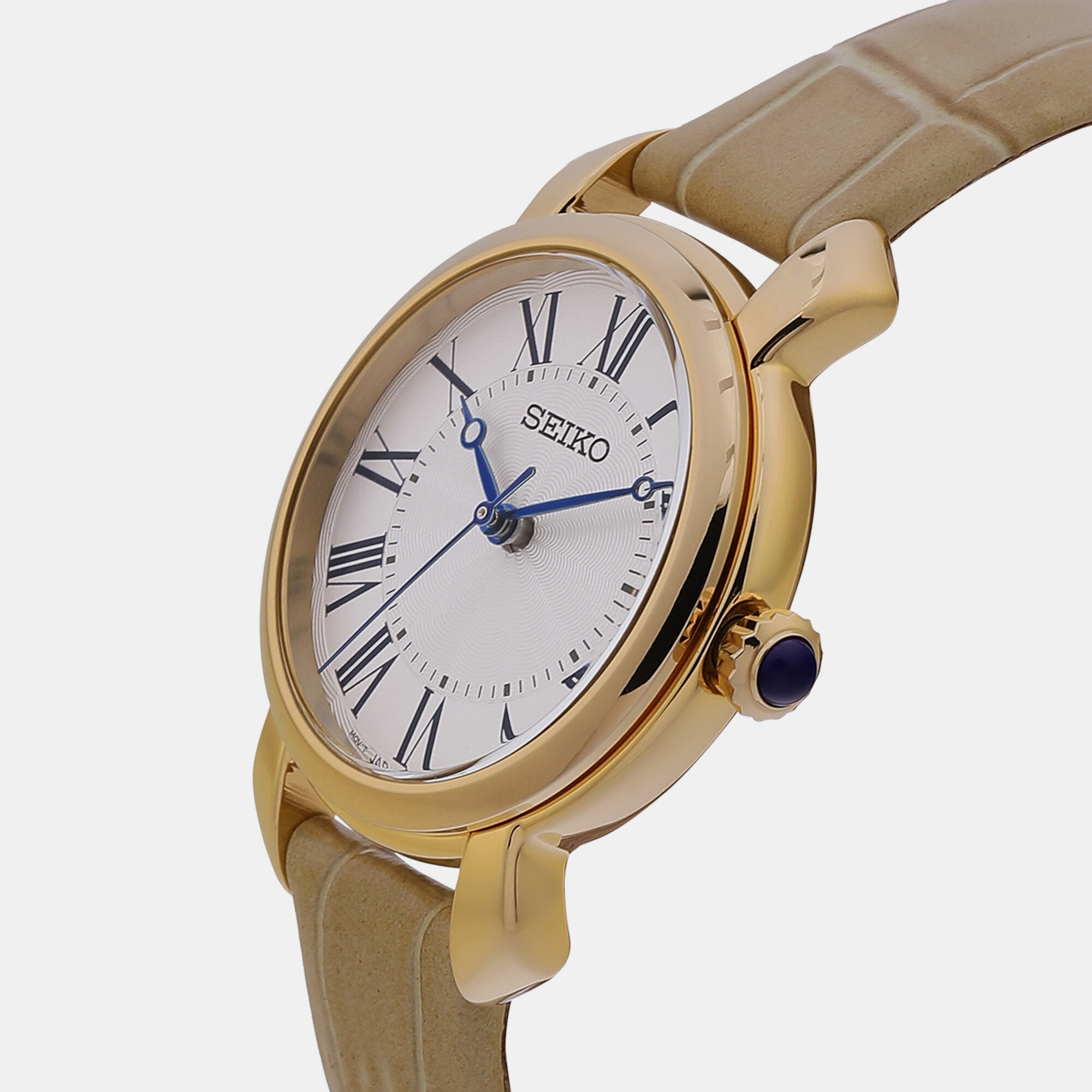 Seiko Dress Women Quartz White Dial Analog Leather Watch SUR626P3 - view 2