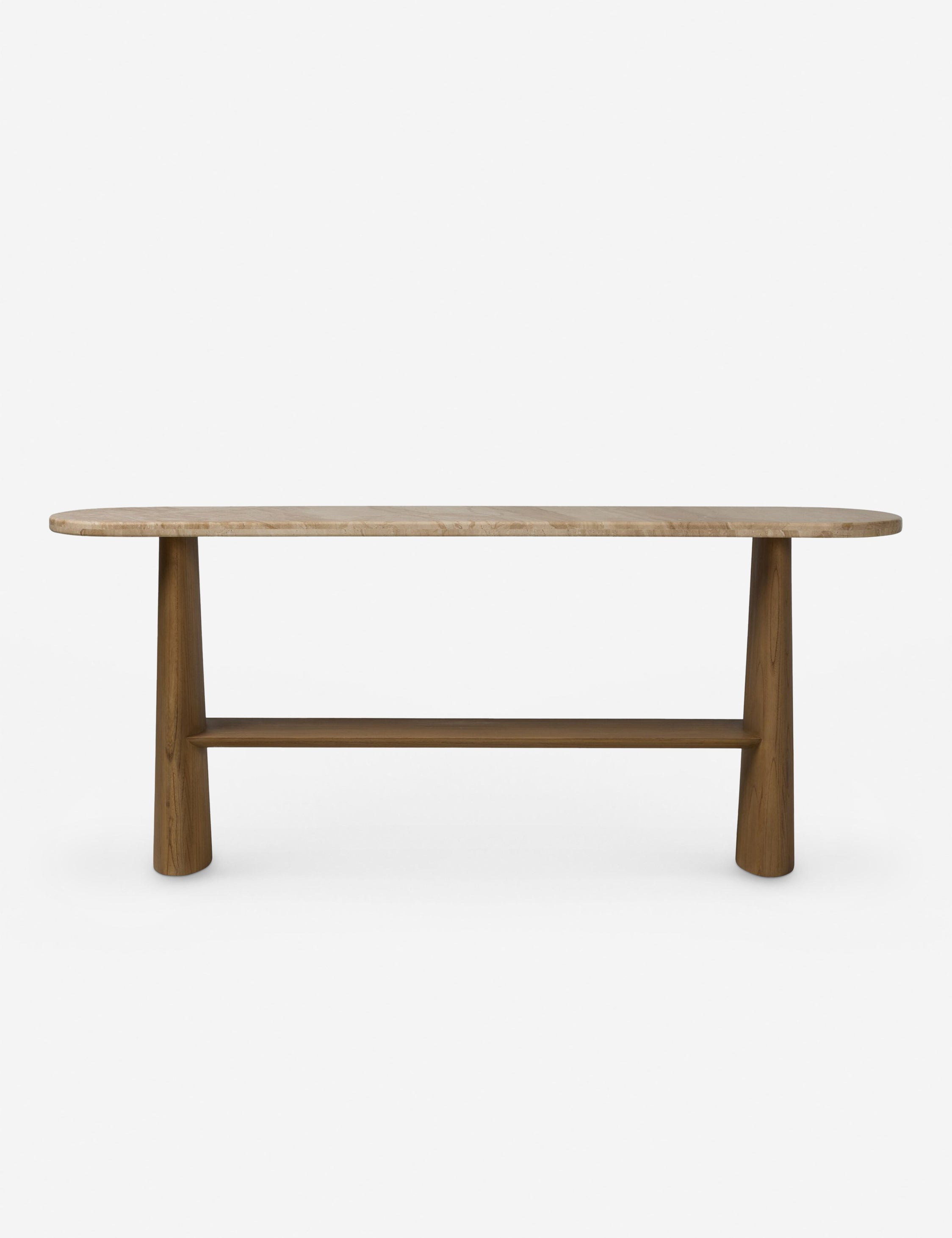 Lulu and Georgia Milner Console Table – Sand Marble
