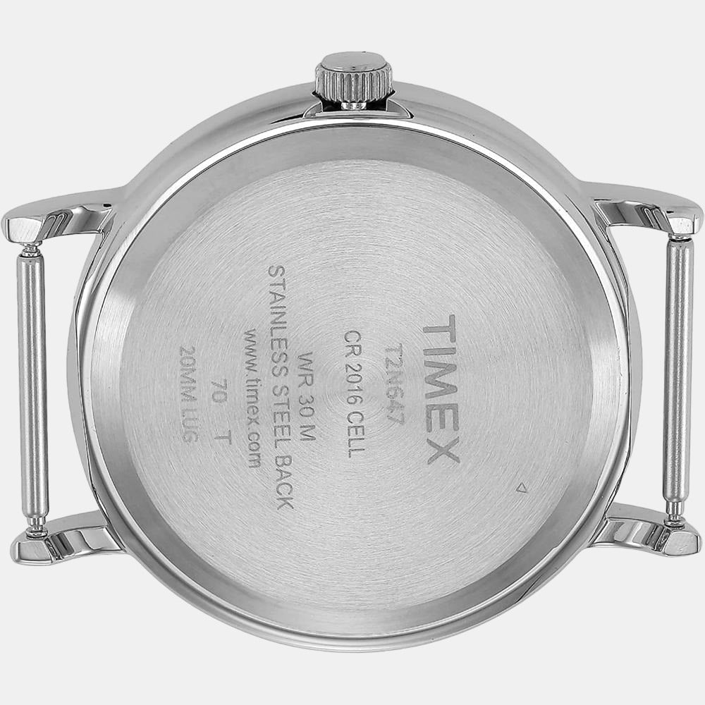 Timex Fashion Men Quartz Blue Dial Analog Stainless Steel Watch TWEG17214 - view 6