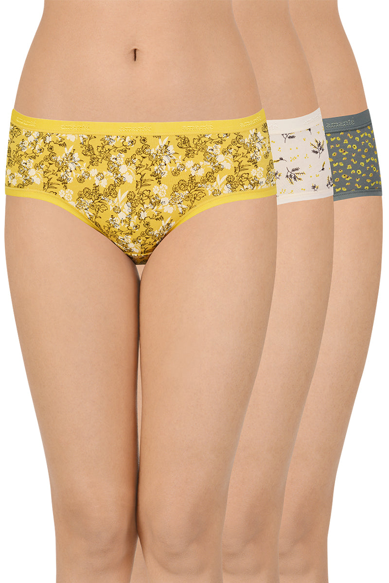 Amante Printed Low Rise Hipster (Pack of 3) – C376 Print