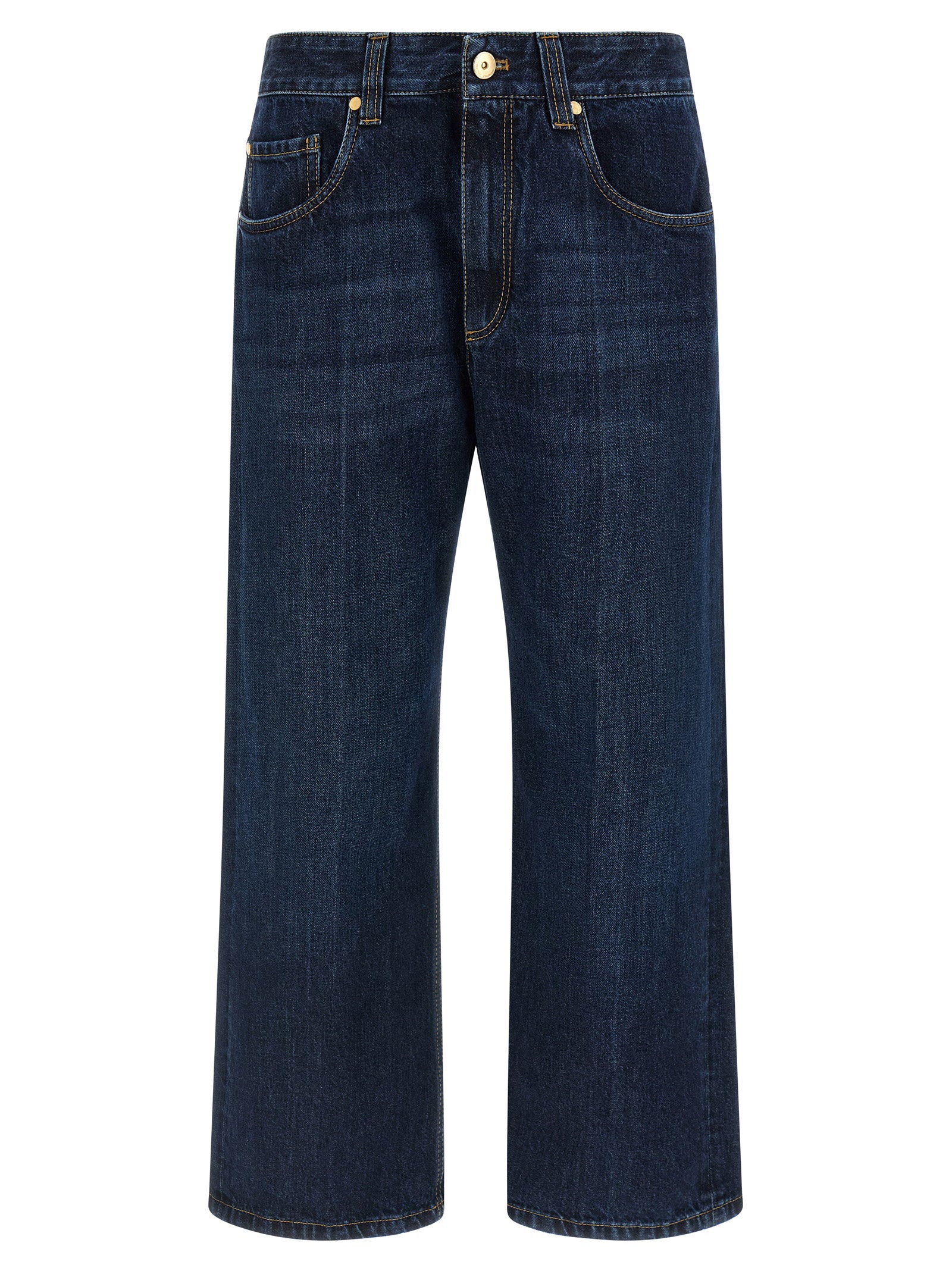 Brunello Cucinelli Cropped Jeans – 100% cotton