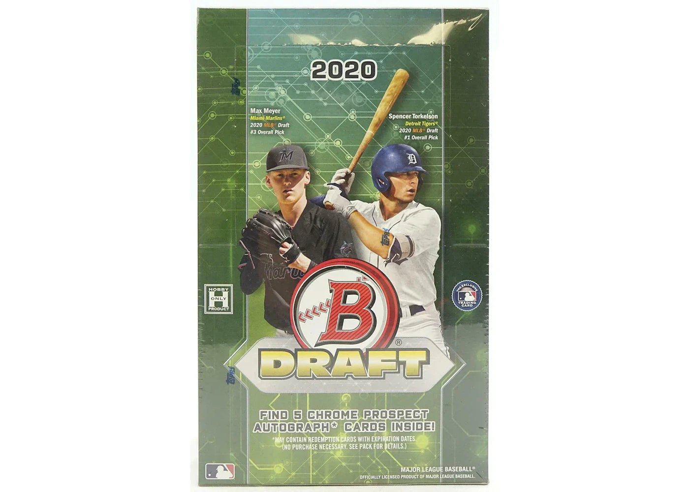 2020 Bowman Draft Baseball Super Jumbo Box