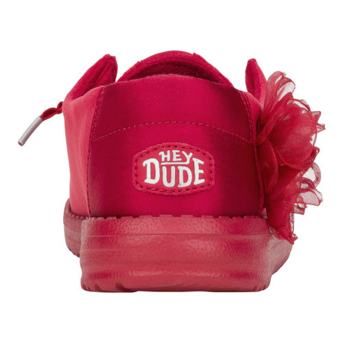 HEYDUDE shoes Wendy Velvet Rosette - Red – Women's - view 5