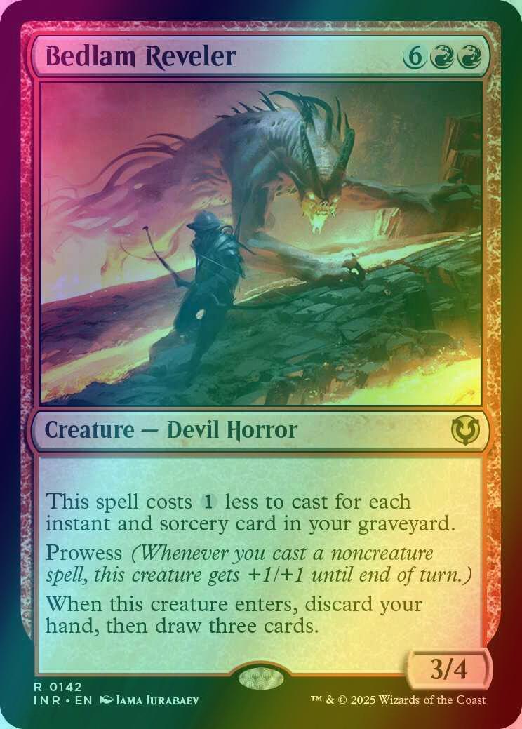 Bedlam reveler 142 – Magic Bedlam Reveler [142] [Innistrad Remastered] [Foil]