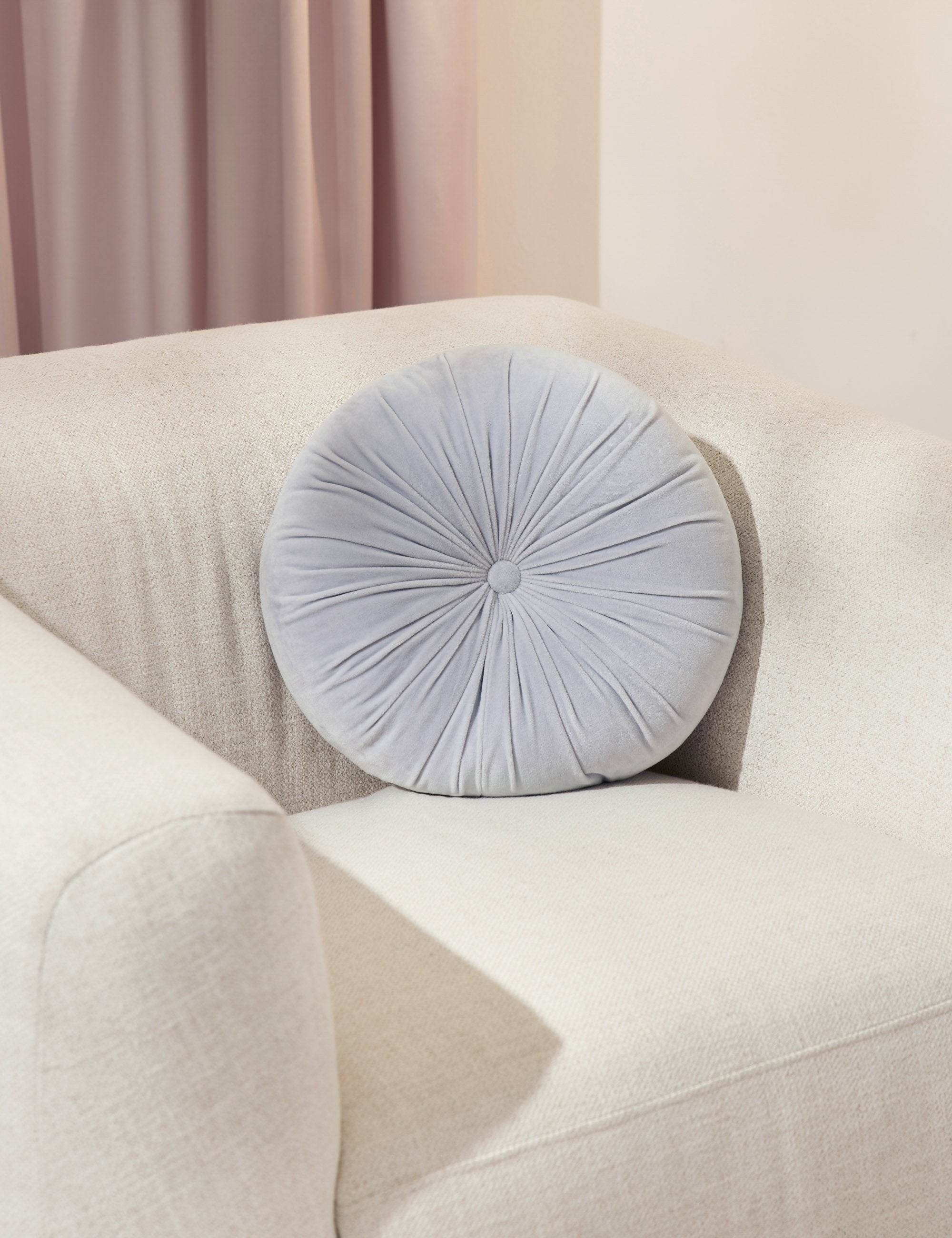 Lulu and Georgia Monroe Velvet Round Pillow - view 27