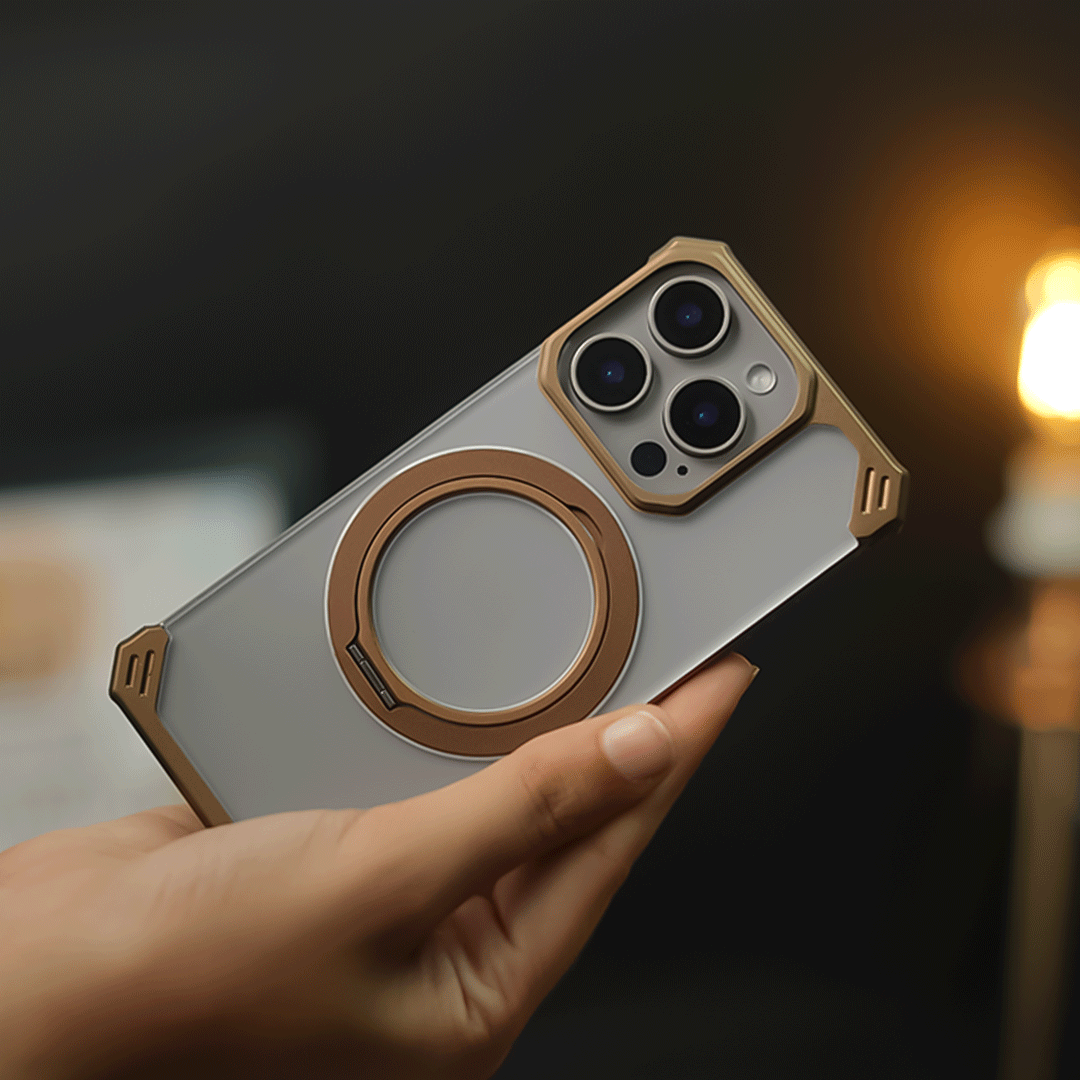 Million Cases Ultimate Slim Frameless Metal Stand Case - iPhone - view 9