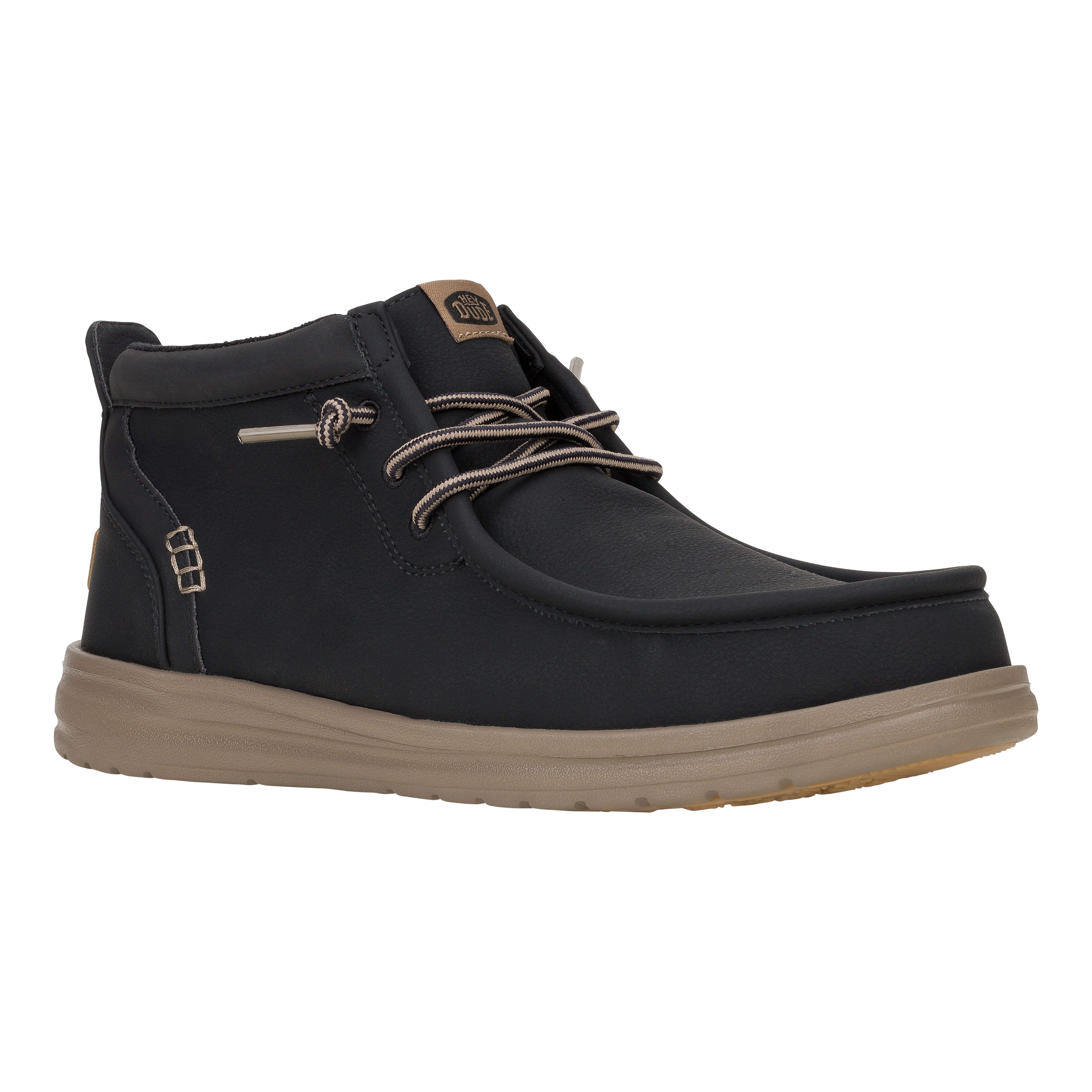 HEYDUDE shoes Wally Mid Gripr Classic - Black/Walnut - view 7
