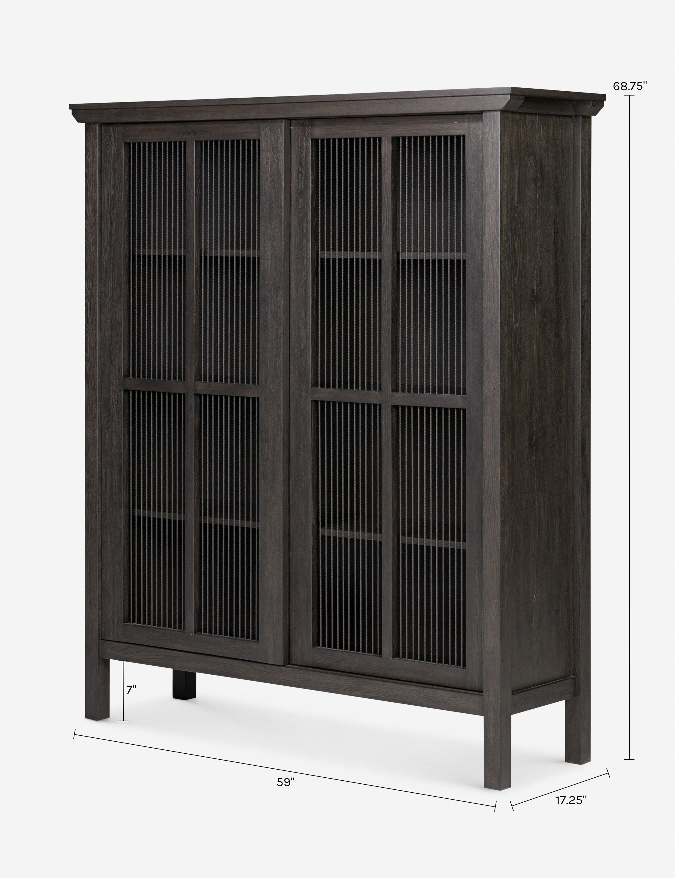 Lulu and Georgia Mirza Curio Cabinet – Black - view 15