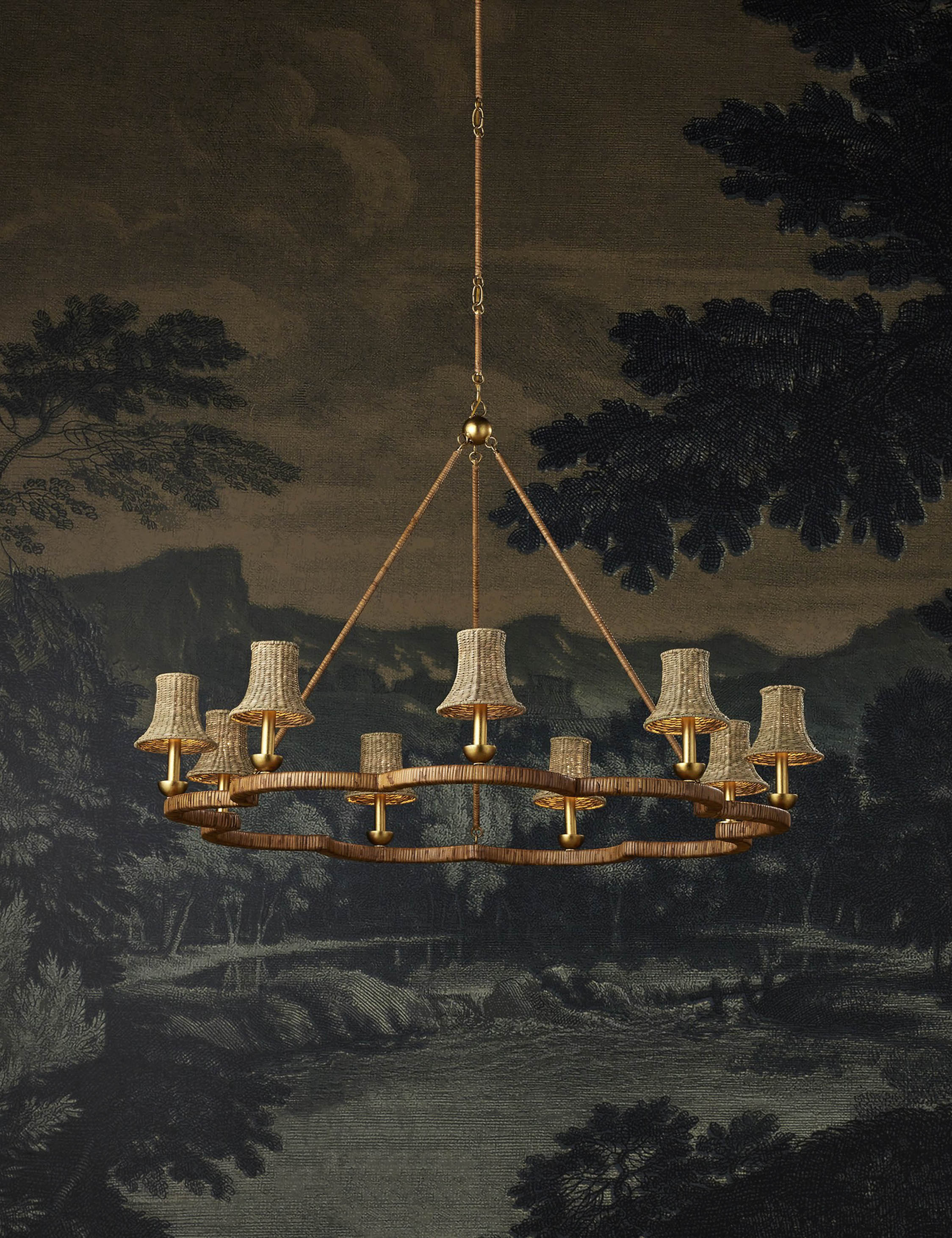 Lulu and Georgia Talulah Chandelier – Natural - view 2