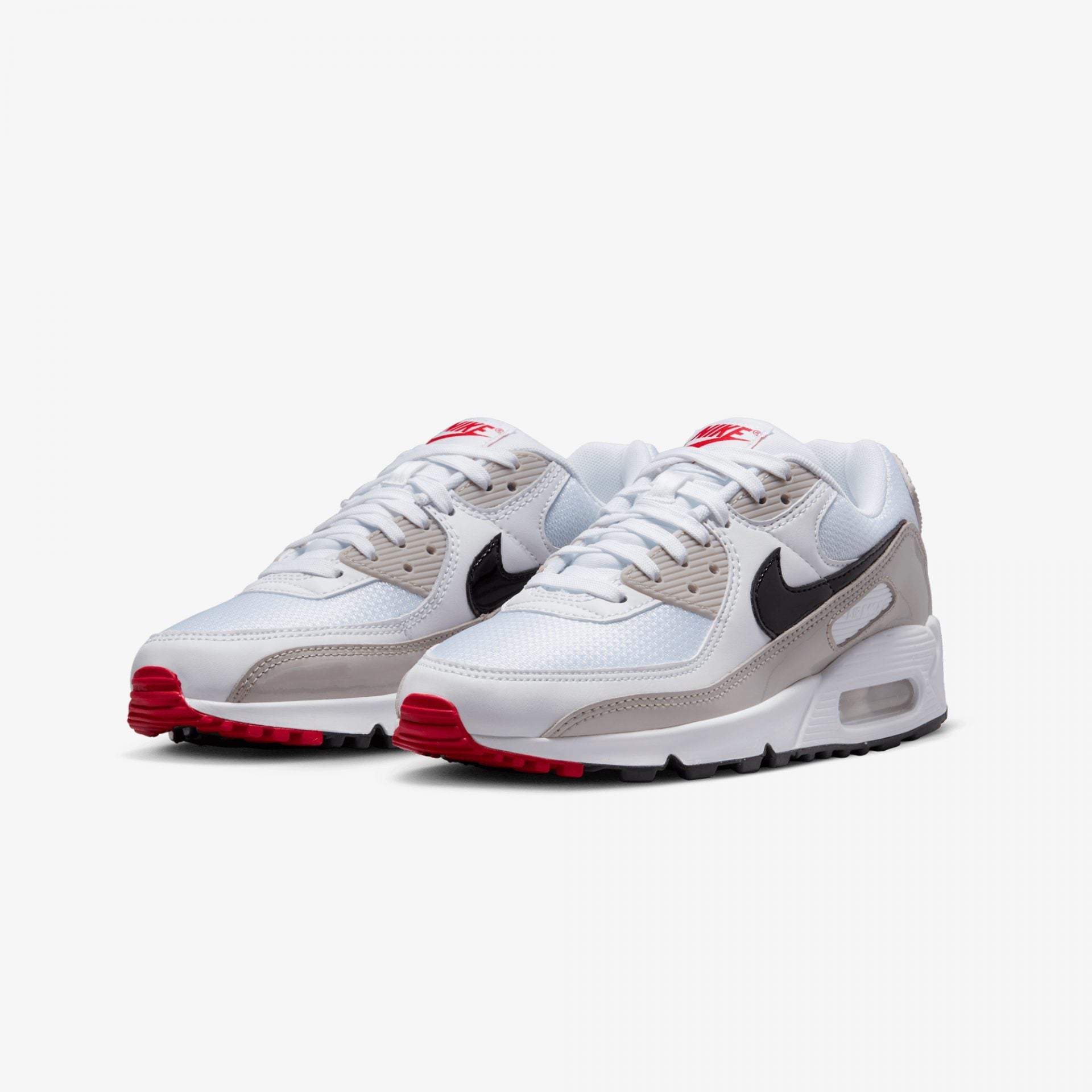 Nike | AIR MAX 90 { WHITE/BLACK-LT IRON ORE