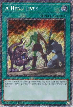 Yu-Gi-Oh! A Hero Lives - RA04-EN087 - Platinum Secret Rare - 1st Edition