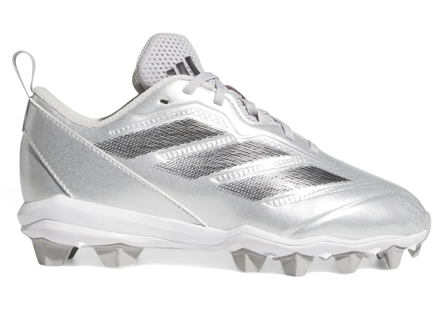 adidas Adizero Instinct MD Silver Speed Silver Metallic Core Black Grey Two (GS)