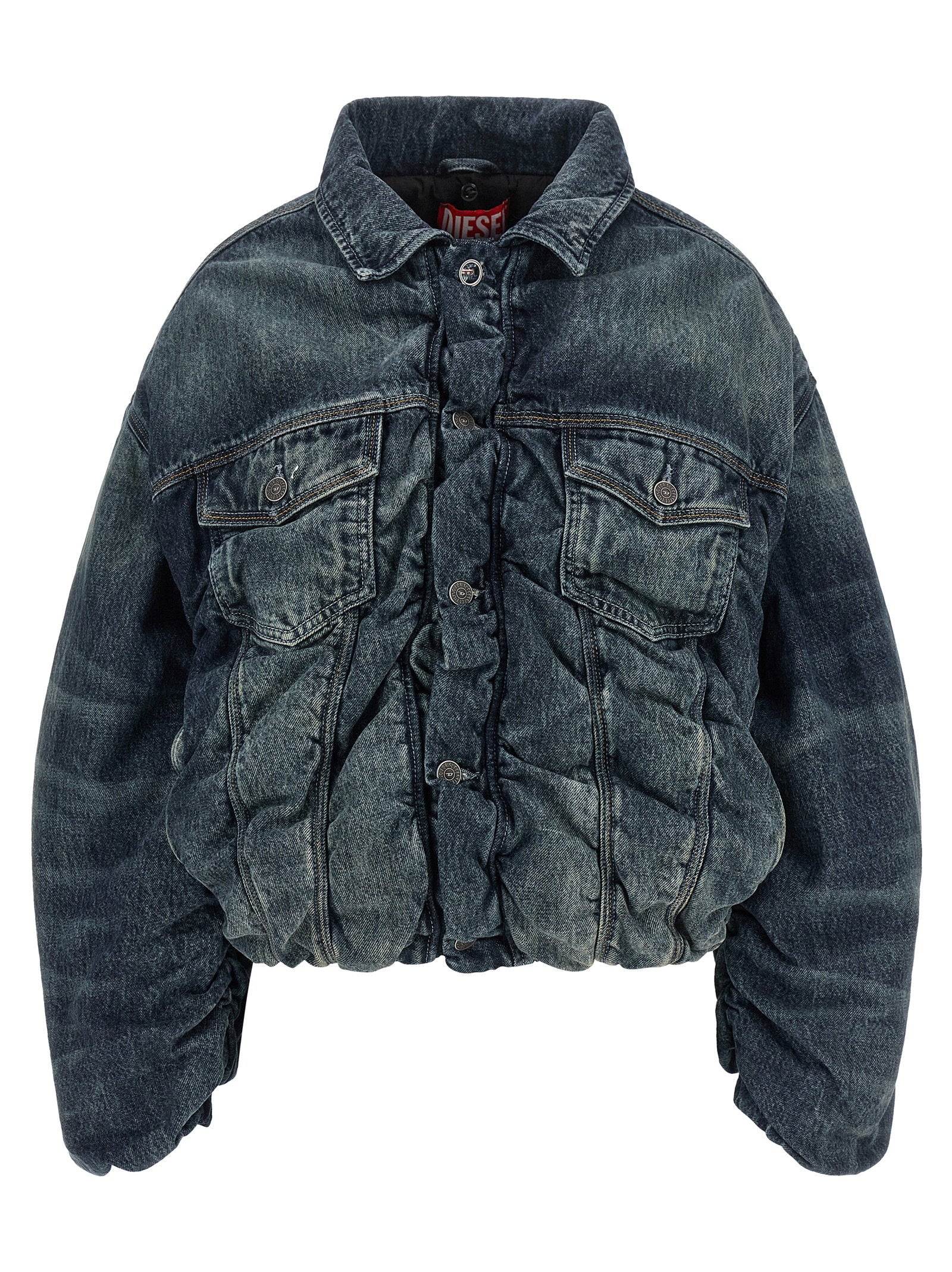 Diesel D-curly-fsj1 Jacket – 100% cotton - view 2