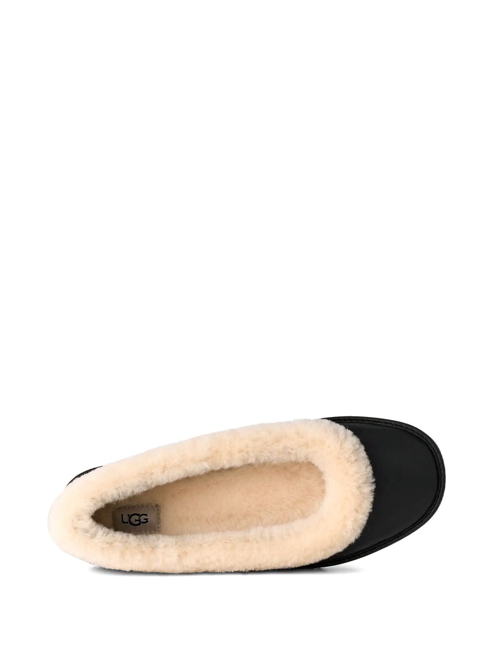 UGG Flat shoes BLACK – LEATHER 100% - view 2