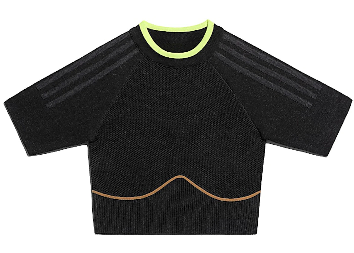 adidas Ivy Park Knit Crop Top Black/Mesa