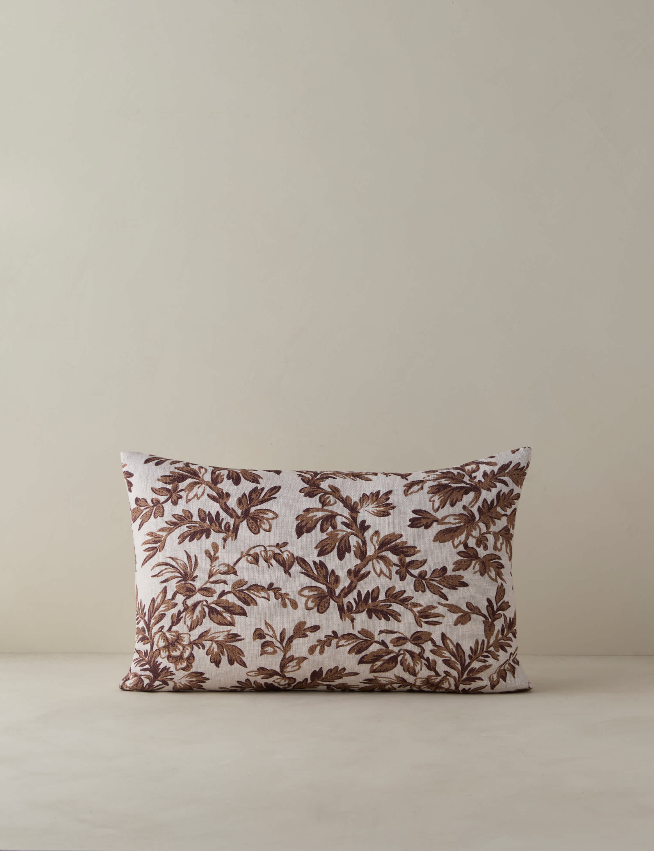 Lulu and Georgia Willemark Linen Pillow – Brown