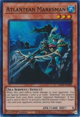 Yu-Gi-Oh! Atlantean Marksman - RA04-EN009 - Super Rare - 1st Edition