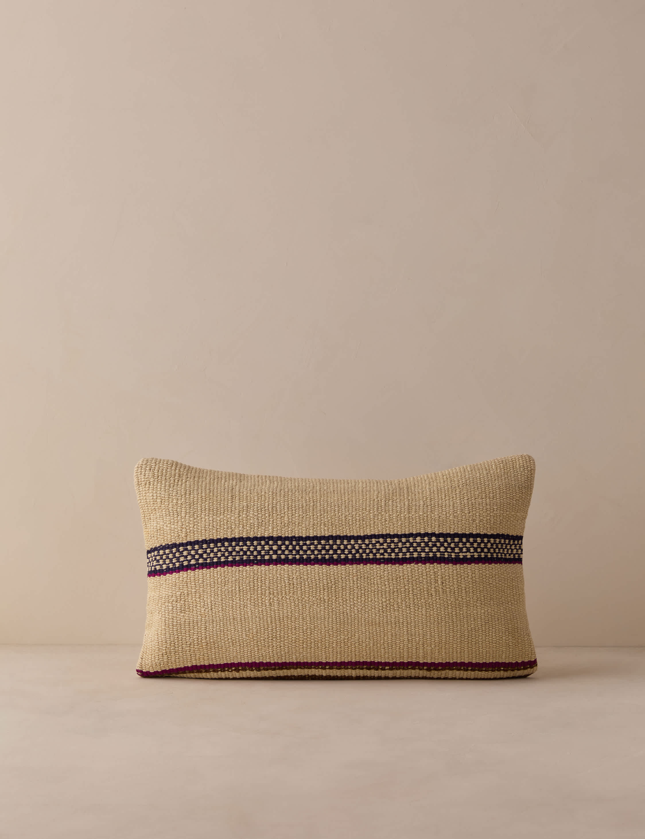 Lulu and Georgia Vintage Lumbar Pillow No. 338, 12" x 20"