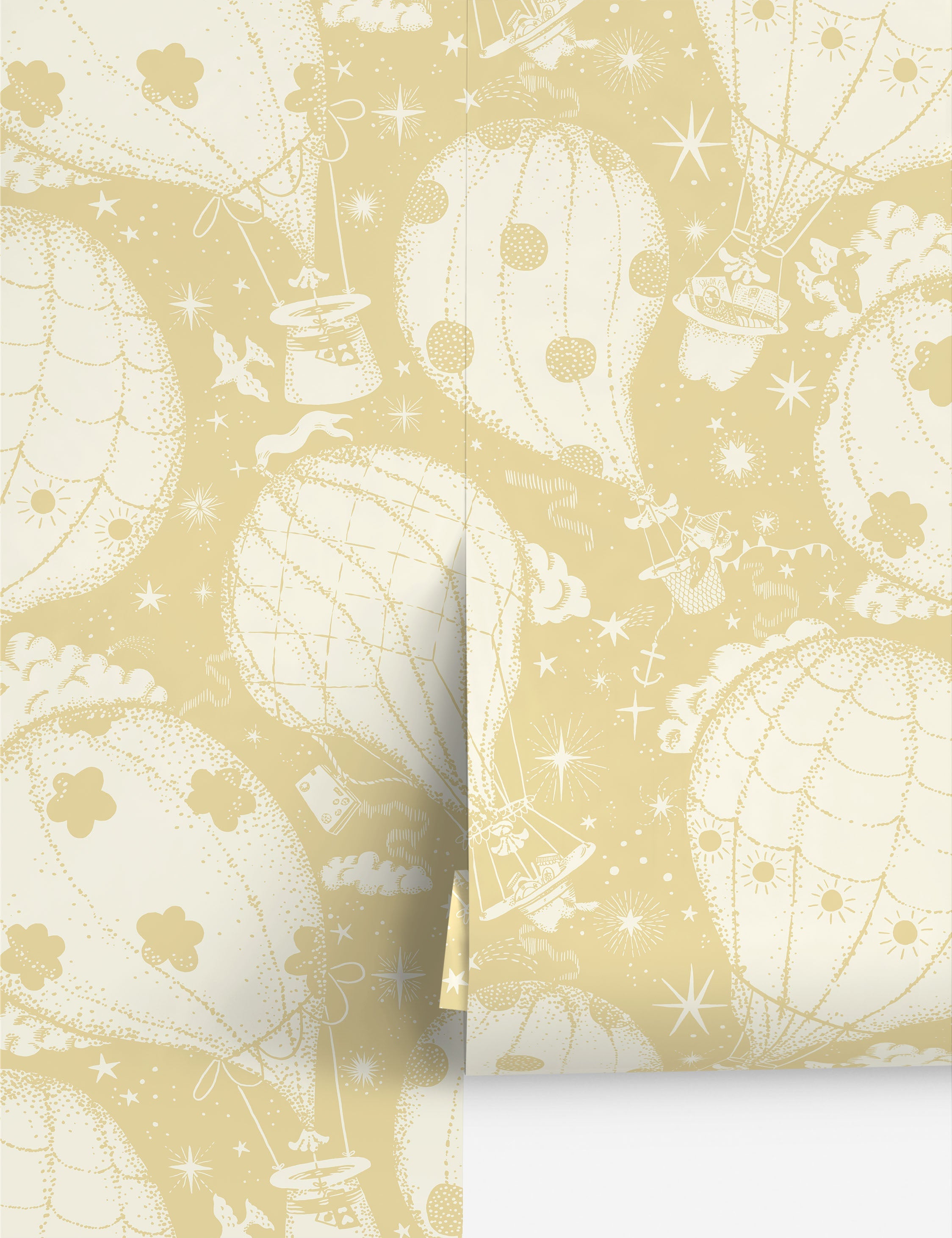 Lulu and Georgia Ballongerna Wallpaper by Lina Schnaufer - view 2