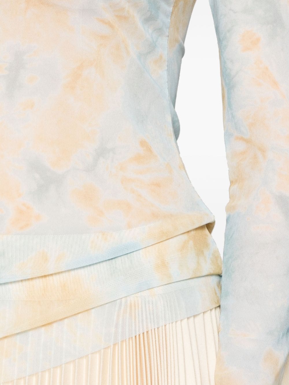 Erika Cavallini Semi-Couture Long sleeve printed t-shirt - view 4