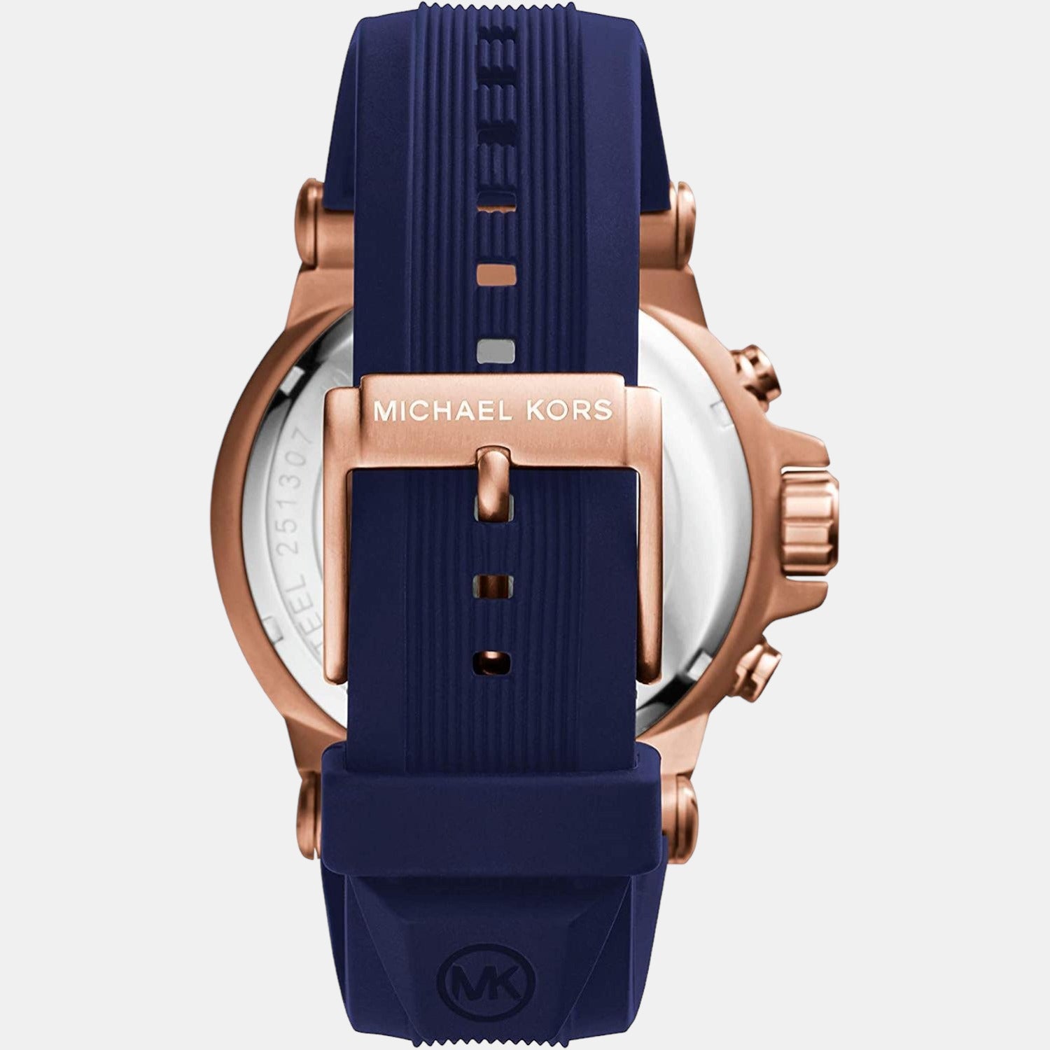 Michael Kors Dylan Men Quartz Blue Dial Chronograph Silicone Watch MK8295 - view 3
