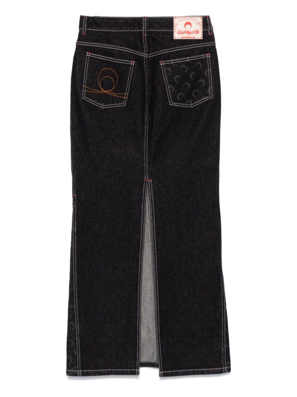 Marine Serre Crescent Moon Long Skirt – Cotton 100% - view 2