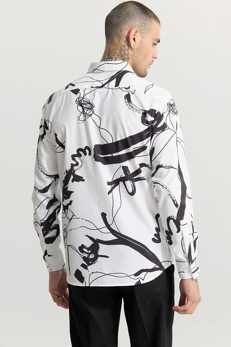 SNITCH Unrealistic Design White Shirt - view 4