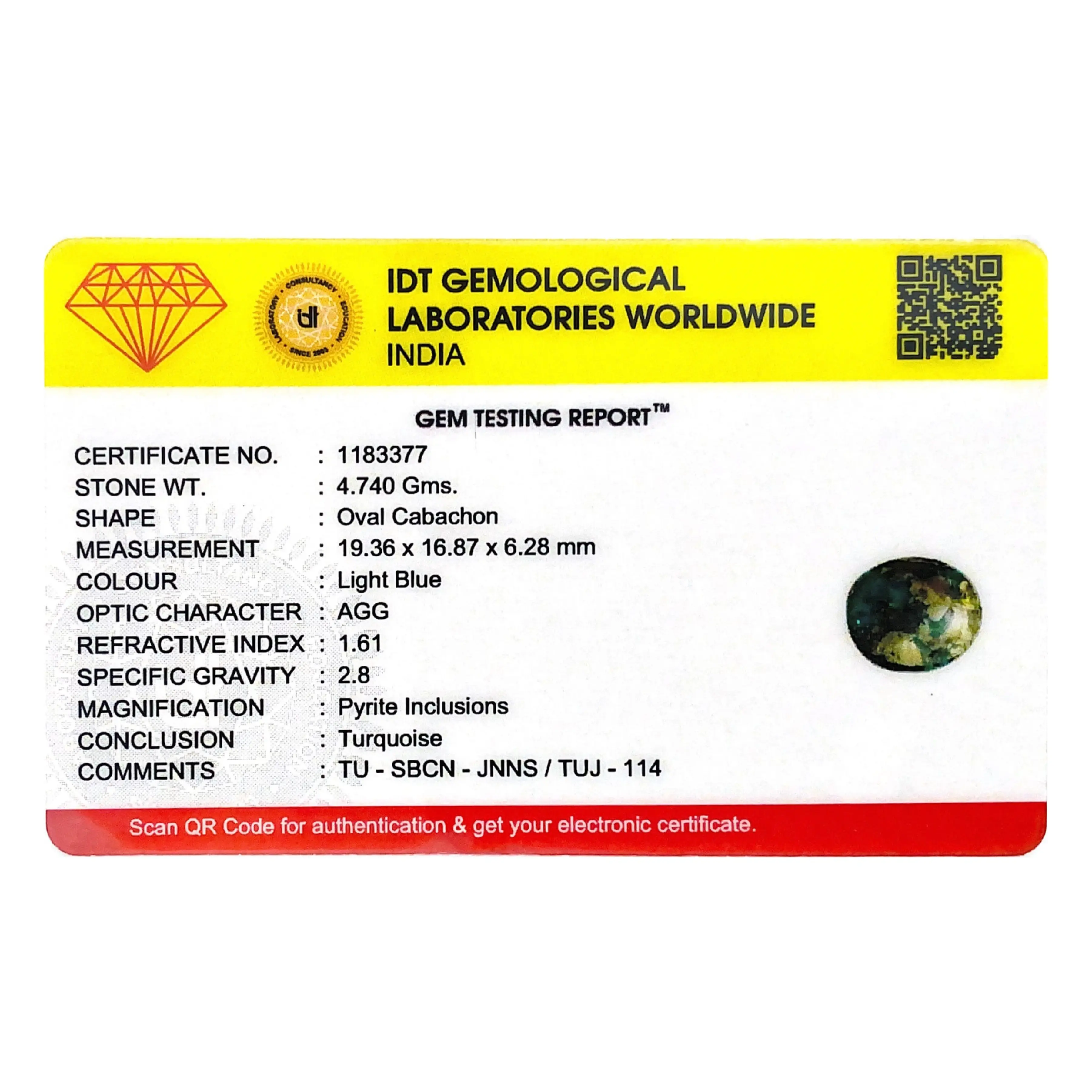 Pramogh Irani Firoza - 23.7 Carat - view 4