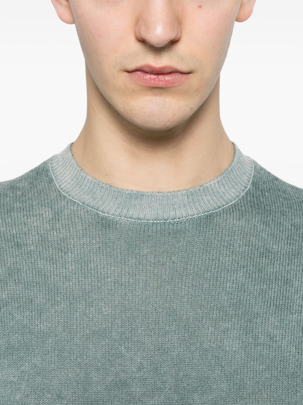 Emporio Armani Wool crewneck sweater - view 3