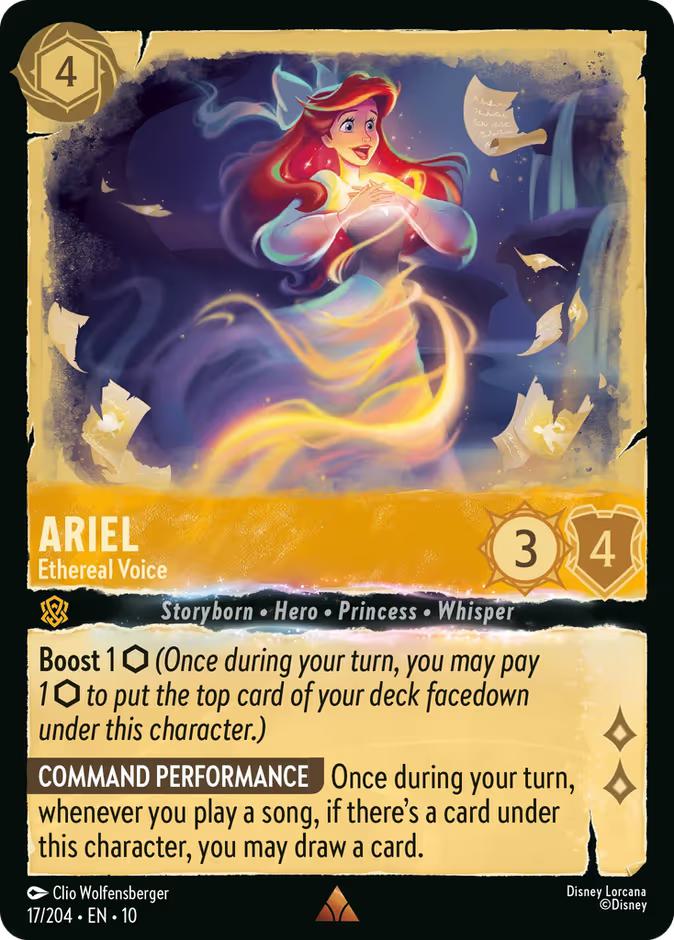 Lorcana Ariel - Ethereal Voice - 17/204 [Whispers in the Well] [Non-Foil]
