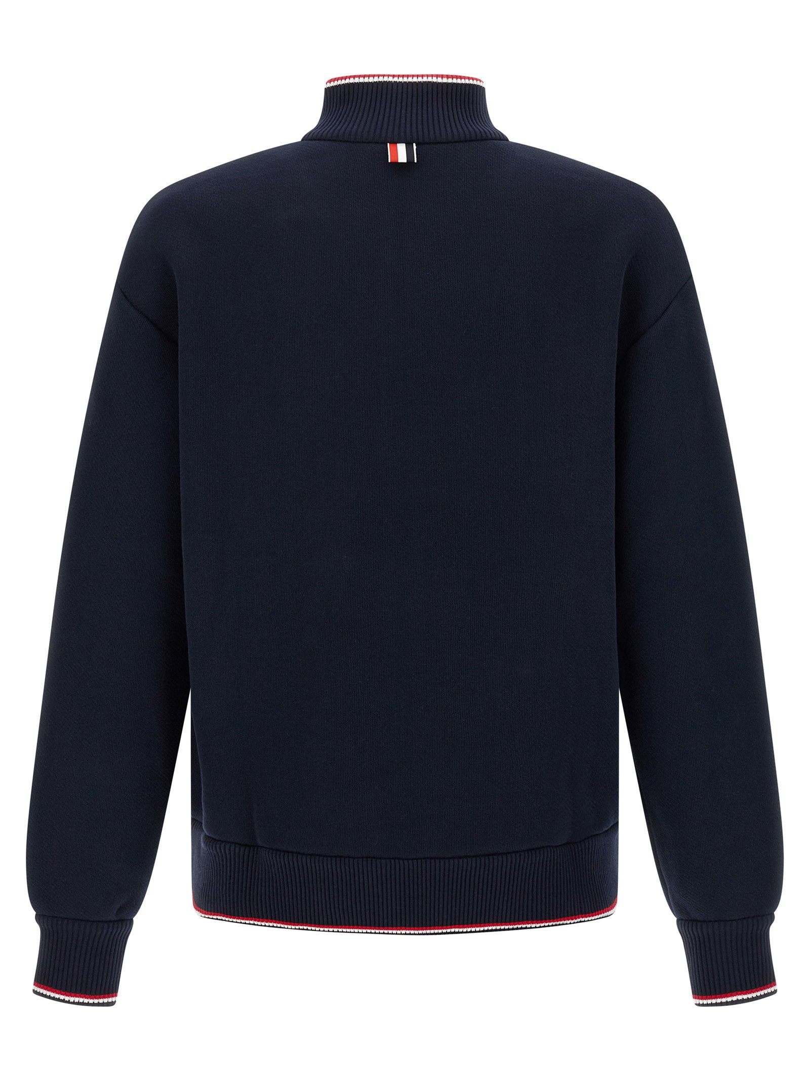 Thom Browne Rwb Piping Sweatshirt – 92% cotton, 8% polyamide - view 2