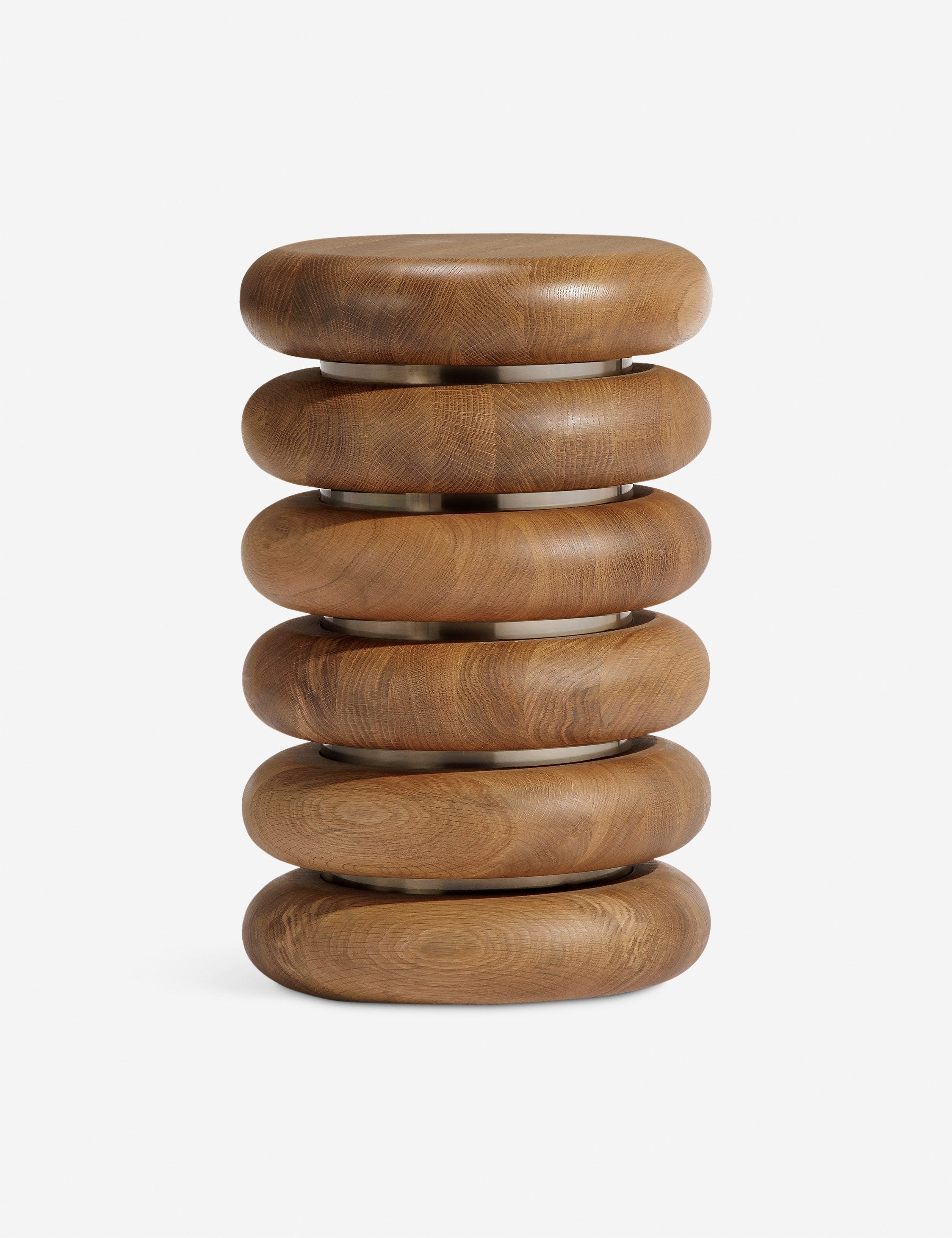 Lulu and Georgia Linus Round Side Table – Natural Oak - view 2