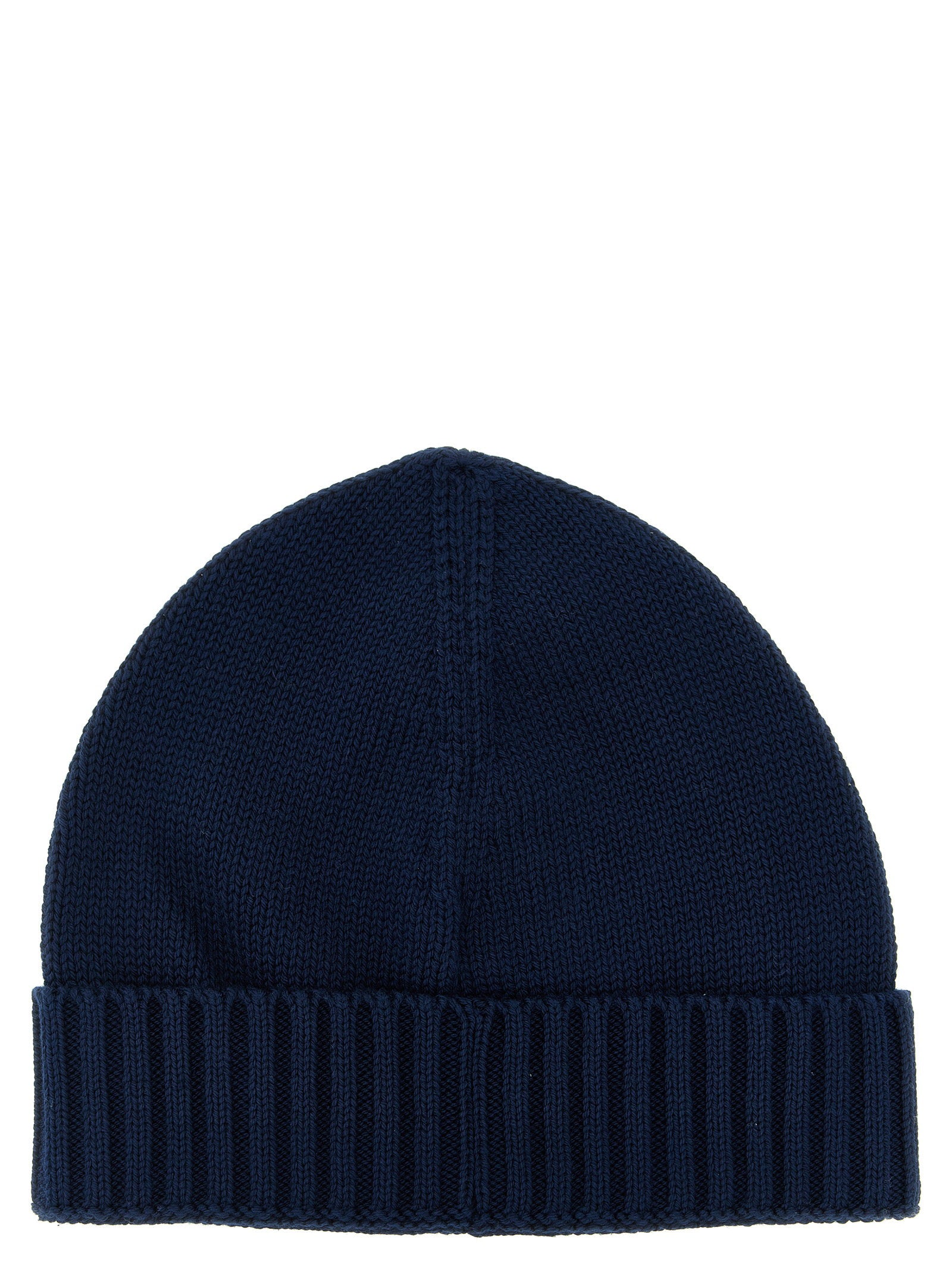 Stone Island Junior Logo Patch Beanie – 95% cotton 5% polyamide - view 2