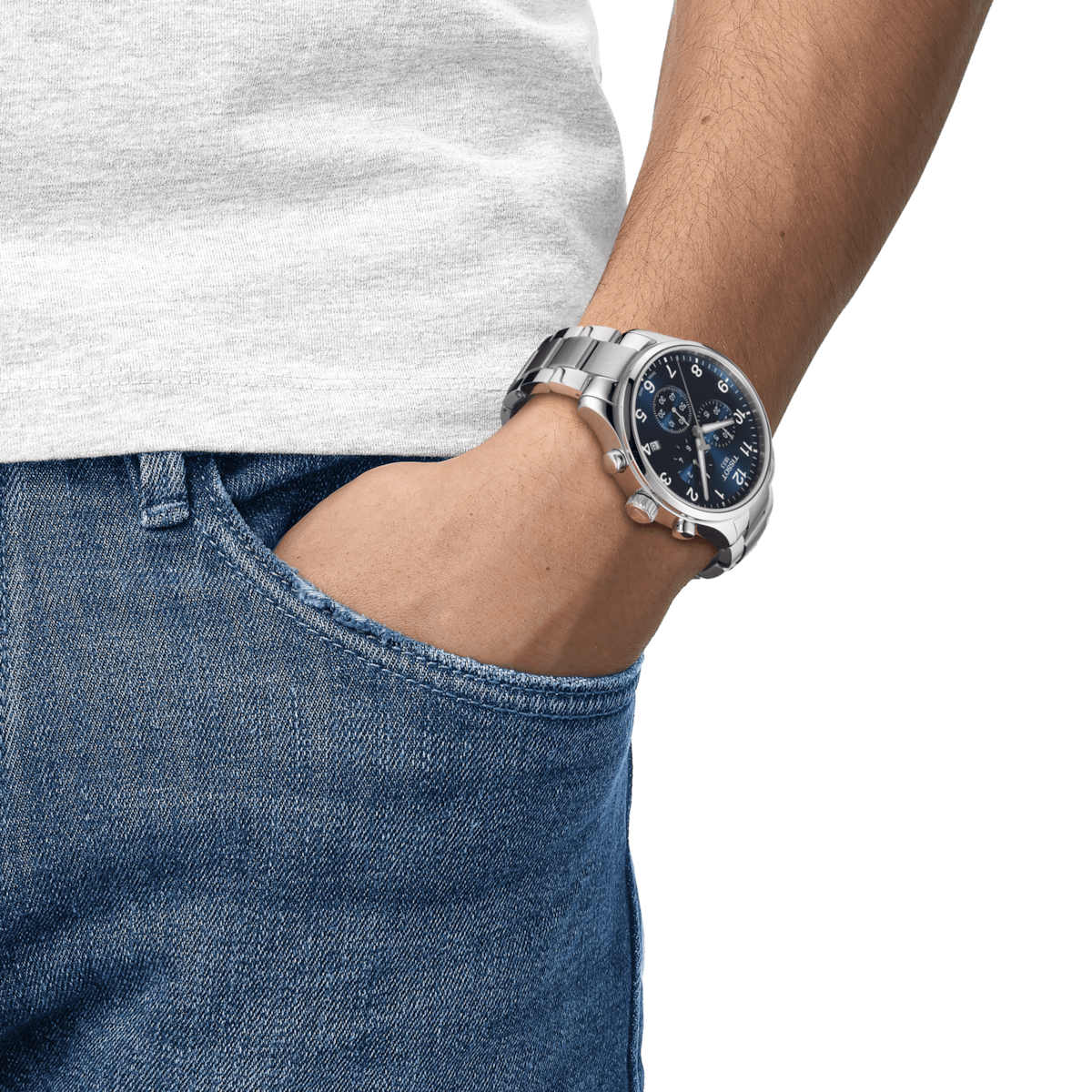 Tissot T-Sport Blue Dial Men 45mm - view 2