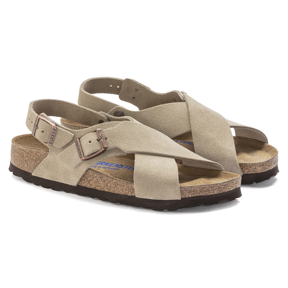 Birkenstock Tulum Suede Leather – Beige Beige/Taupe - view 2