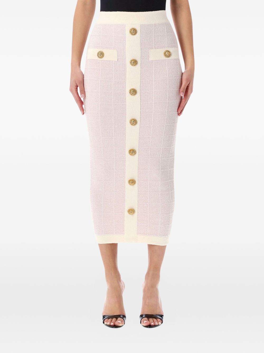 Balmain Tweed long skirt – Fabric 100%
