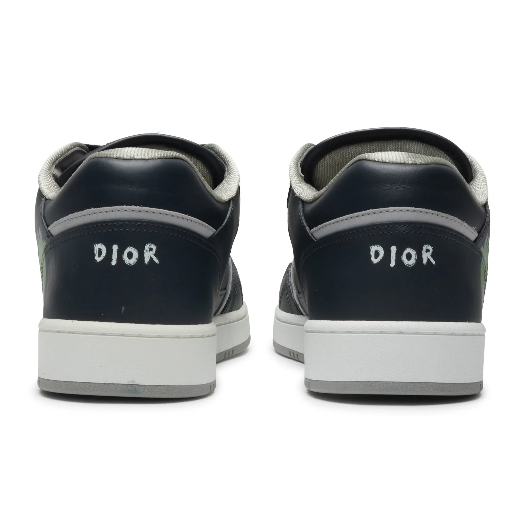 Dior B27 Otani Workshop Navy Smooth Calfskin Sneaker - view 3
