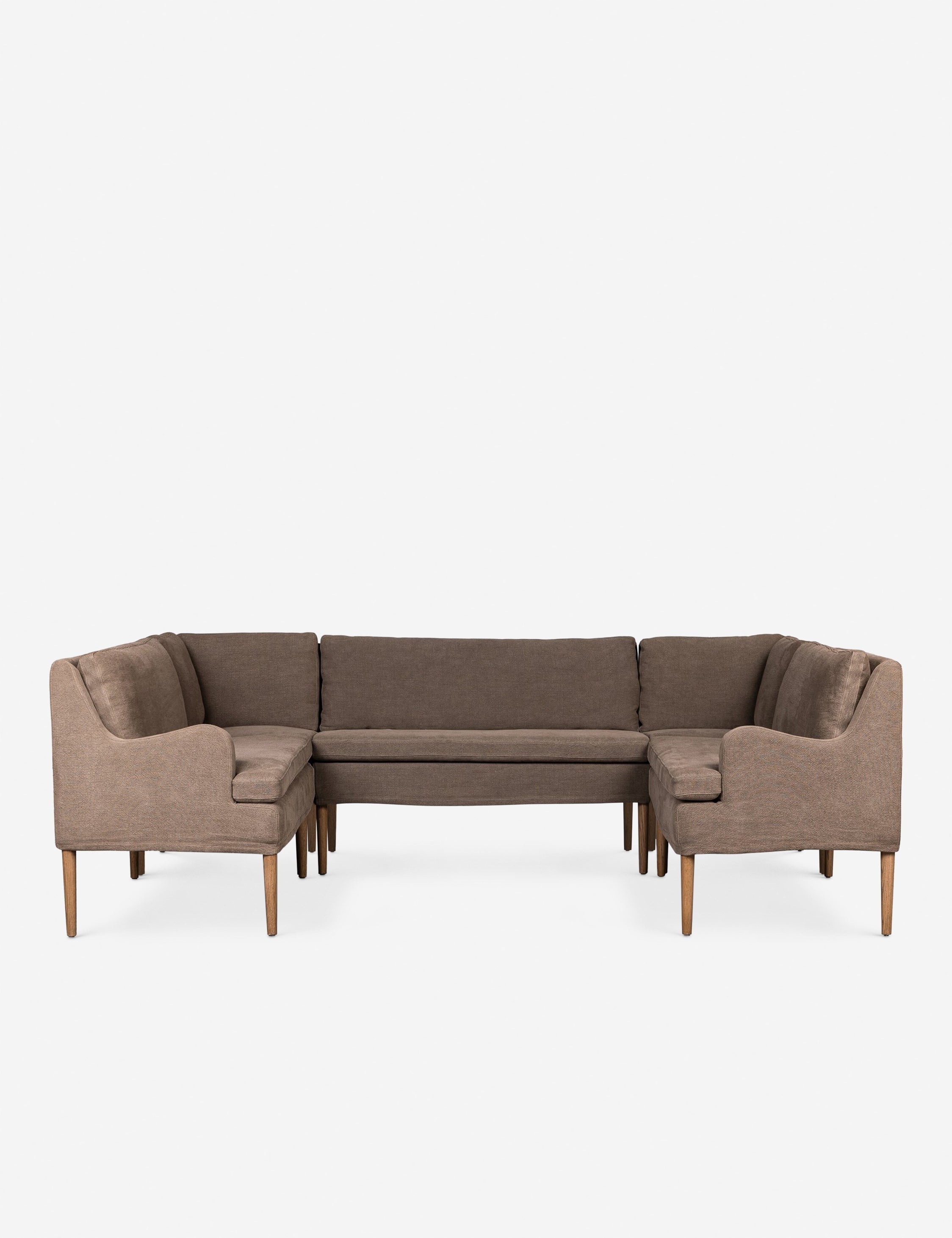 Lulu and Georgia Aurelia U-Shaped Dining Banquette by Amber Lewis x Four Hands - view 2