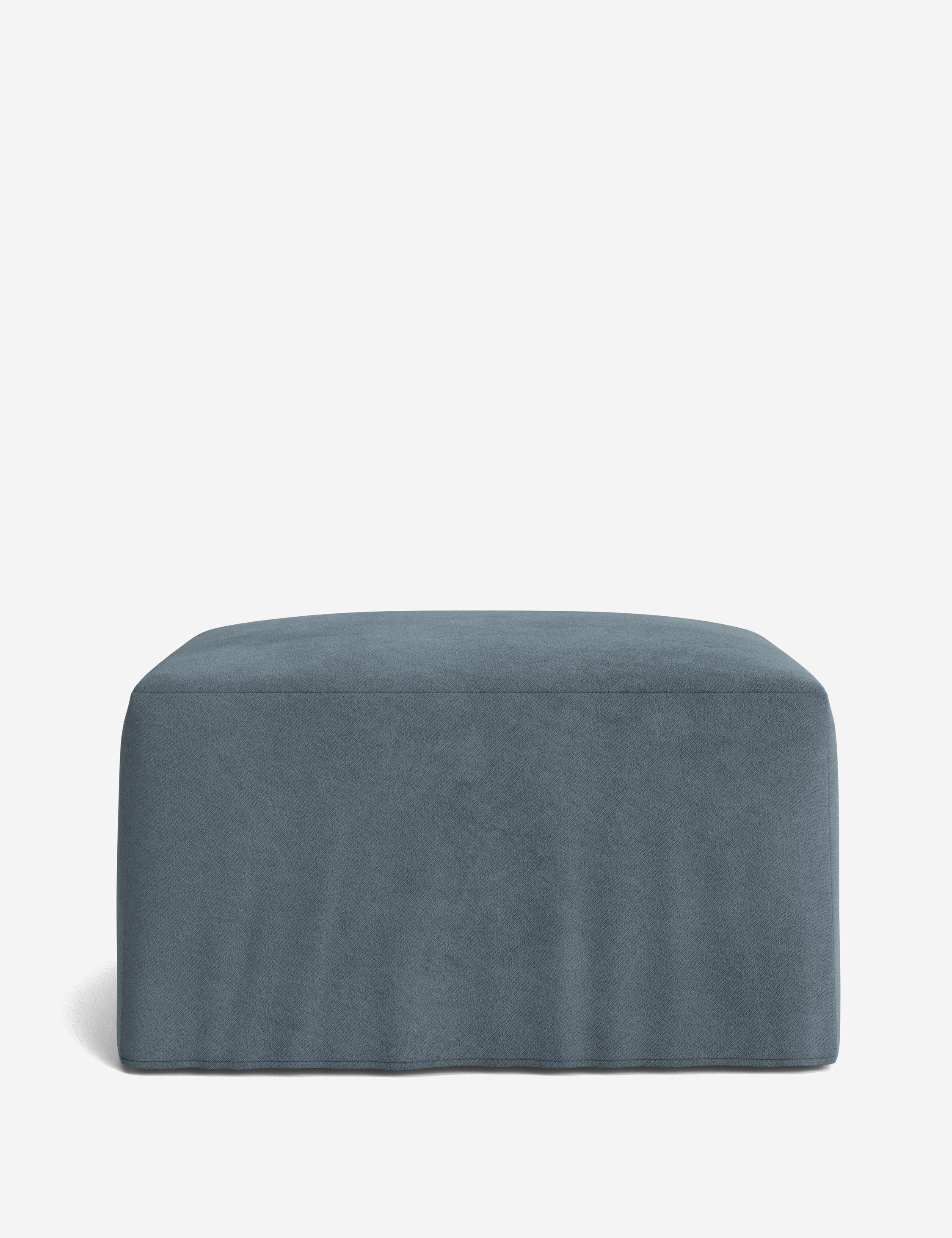 Lulu and Georgia Portola Slipcover Ottoman - view 18
