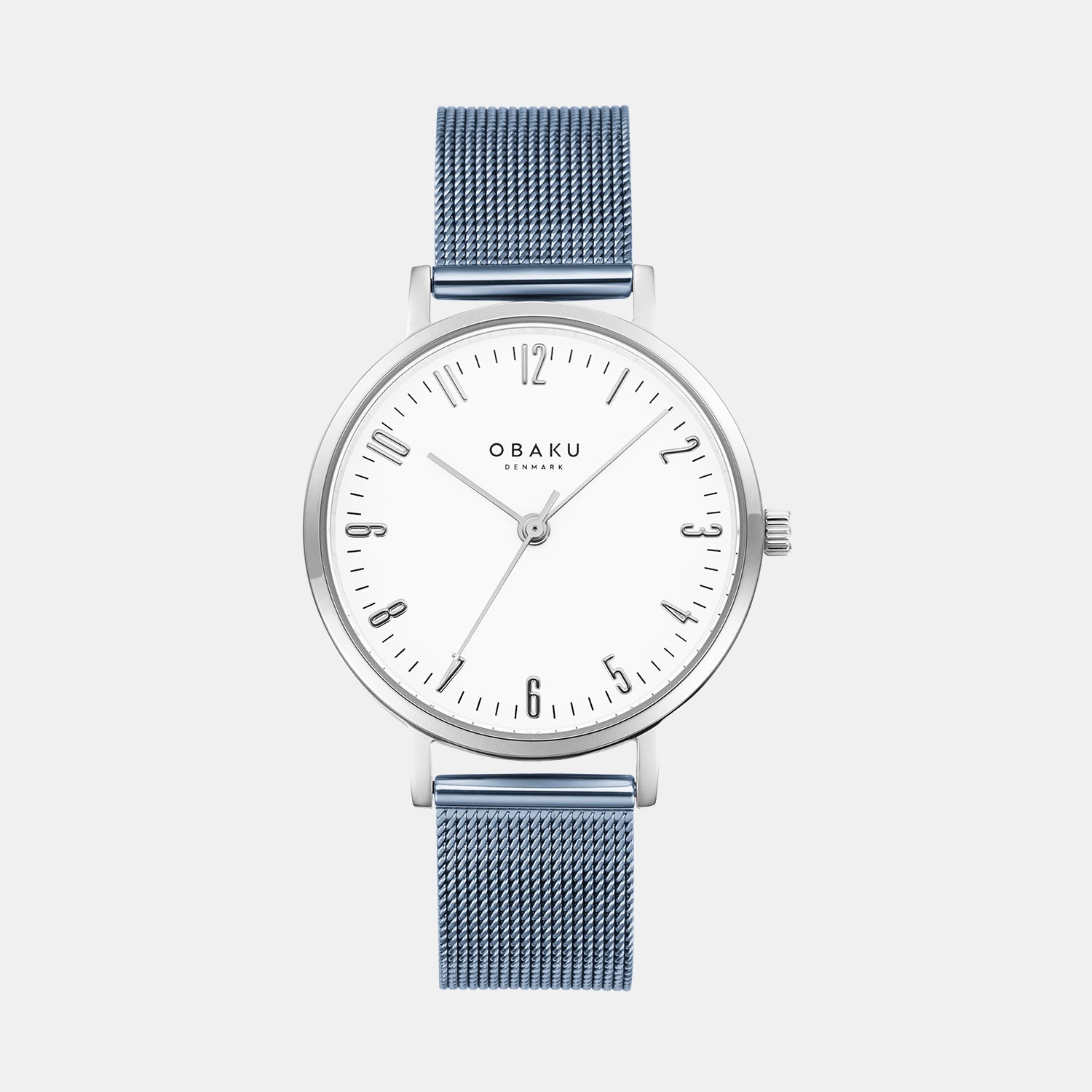 Obaku Brink Women Quartz White Dial Analog Stainless Steel Watch V248LXCIMA