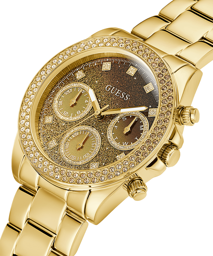Guess Sol Gold Dial Women 22mm – Yellow Gold