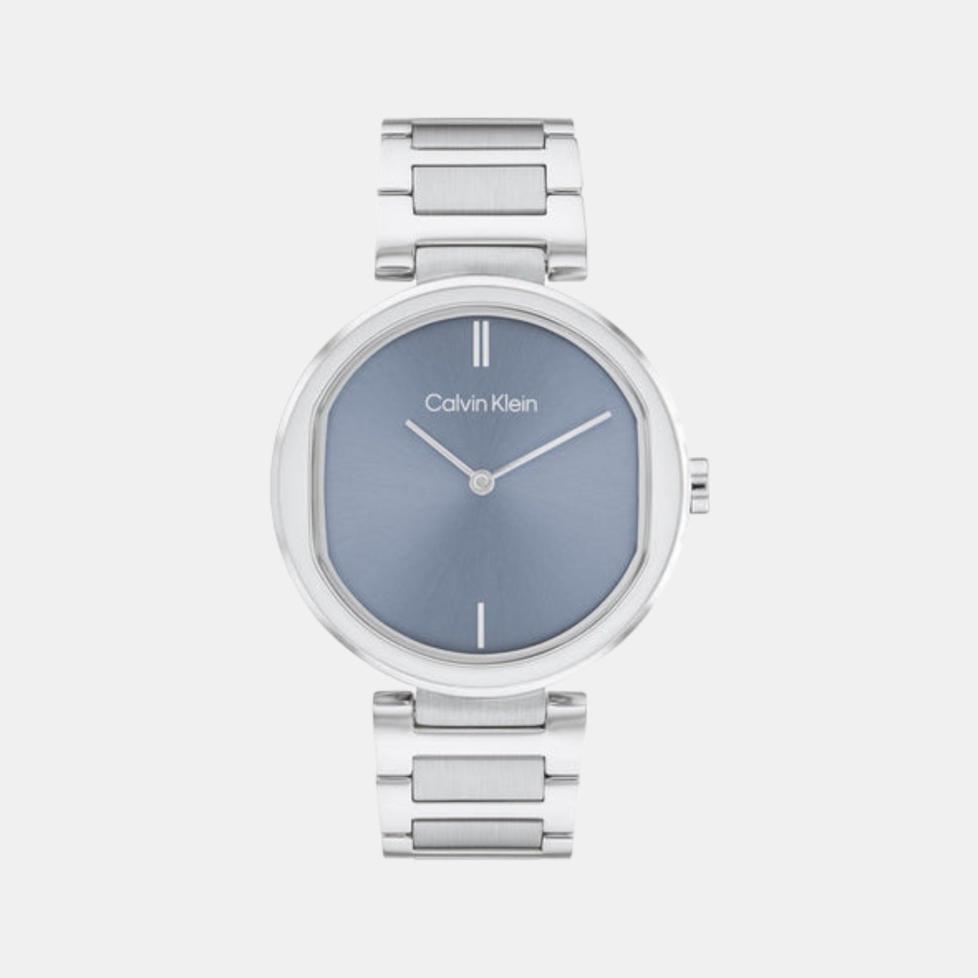 Calvin Klein Ck Sensation Women Quartz Blue Dial Analog Stainless Steel Watch 25200250