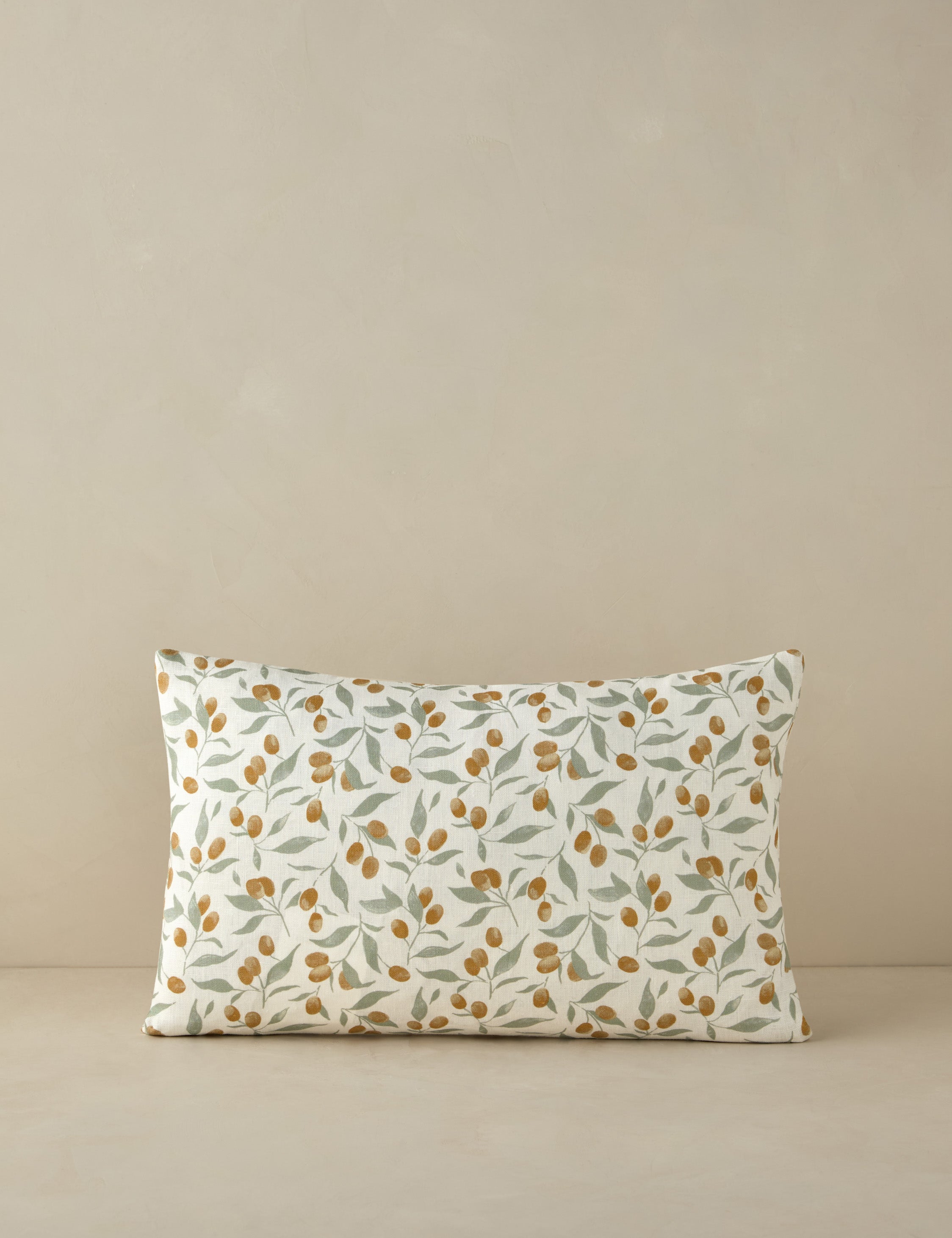 Lulu and Georgia Kumquats Linen Pillow by Rylee + Cru - view 2