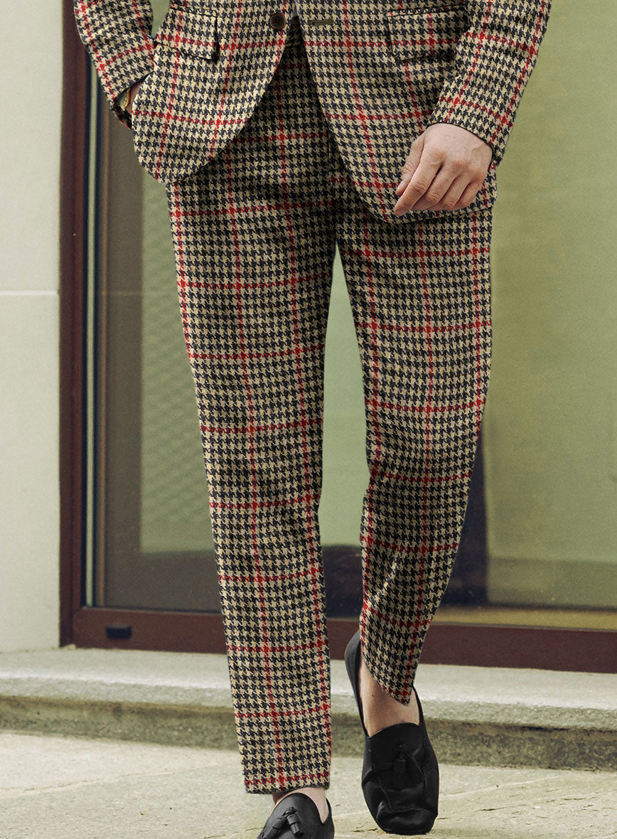 StudioSuits Harris Tweed Carmine Beige Pants - view 2