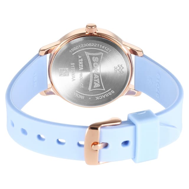 Sonata Splash Silver Dial & Plastic Strap - view 3