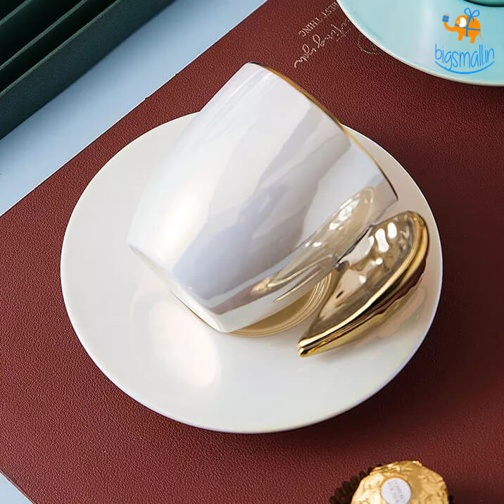 Bigsmall_hmk 3D Angel Wings Mug with Saucer - view 3