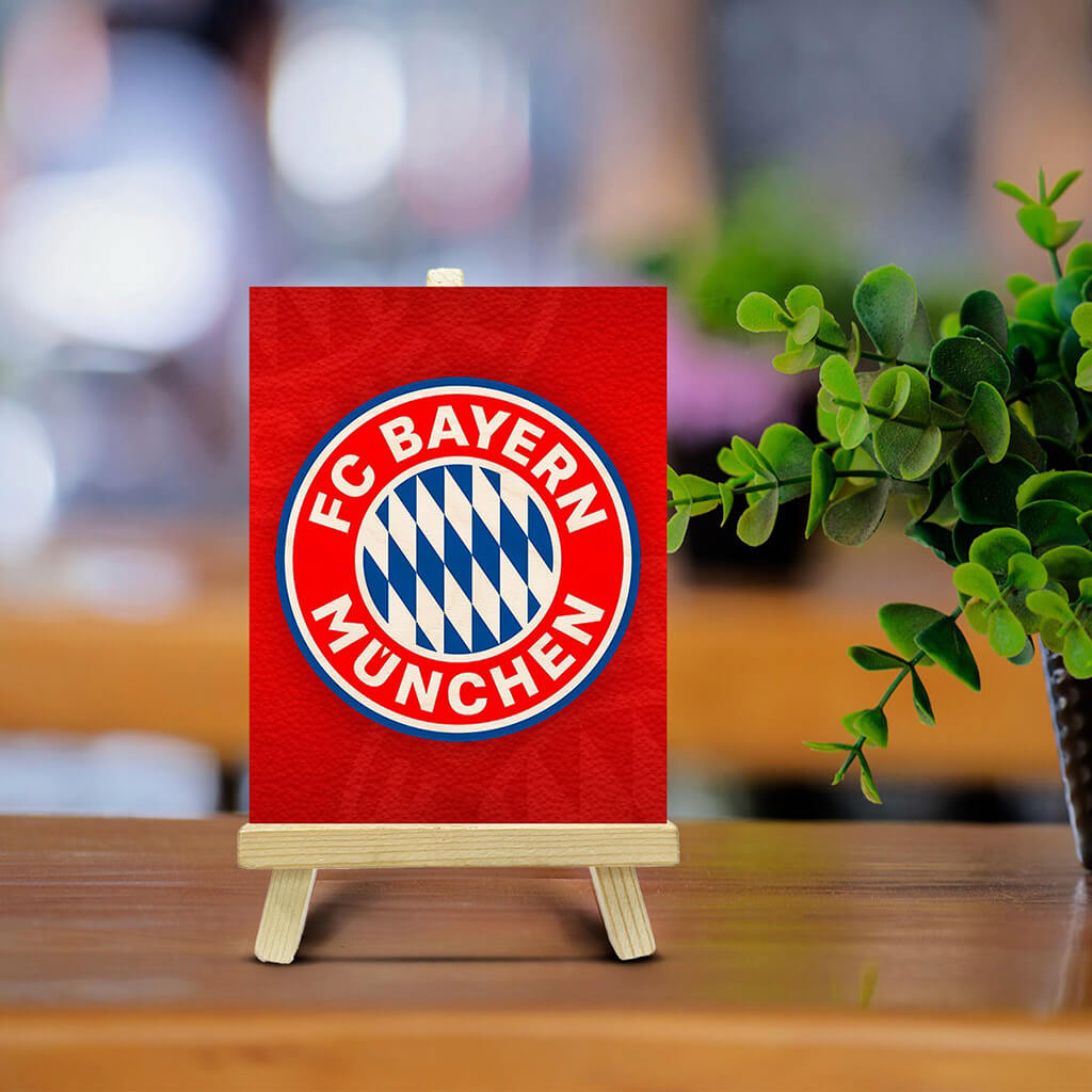 Bigsmall_cc FC Bayern Munich Pine Easel Stand - view 2